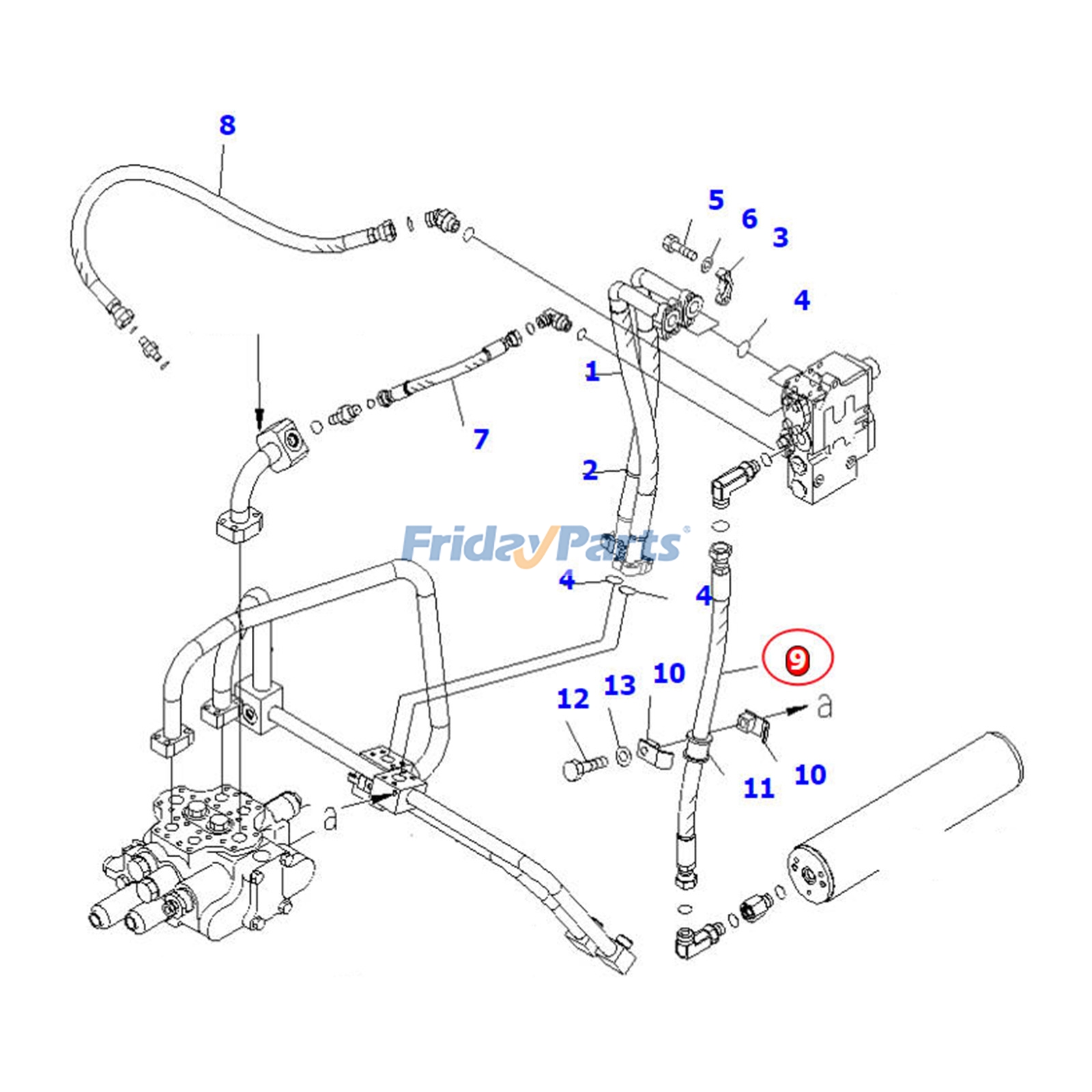 Hydraulic Hose for Dozer,Excavator,Forklift,Loader,Off-Road Truck