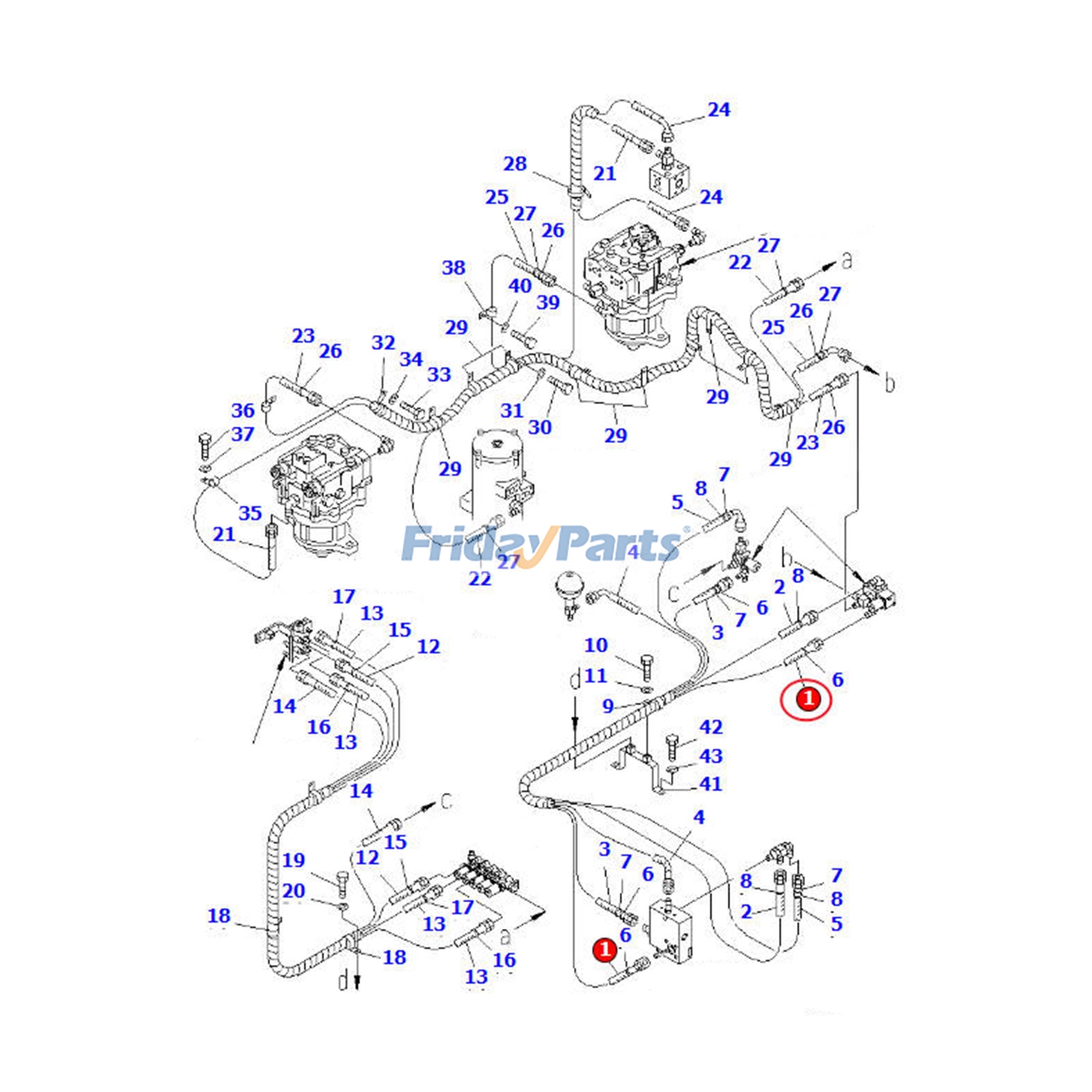 Hydraulic Hose for Excavator,Forklift,Loader,Off-Road Truck