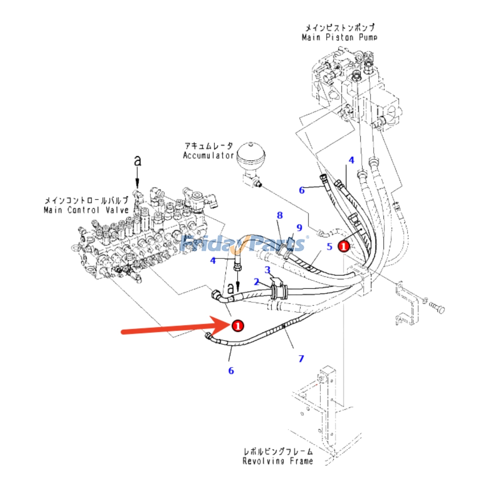 Hydraulic Hose for Excavator,Loader,Off-Road Truck