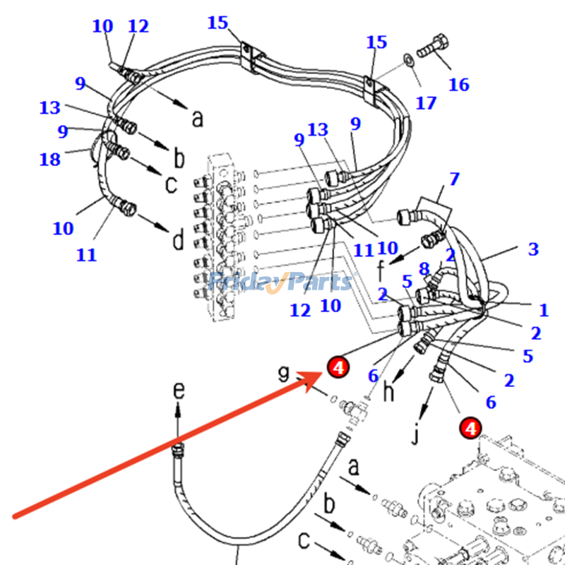 Hydraulic Hose for Excavator,Loader