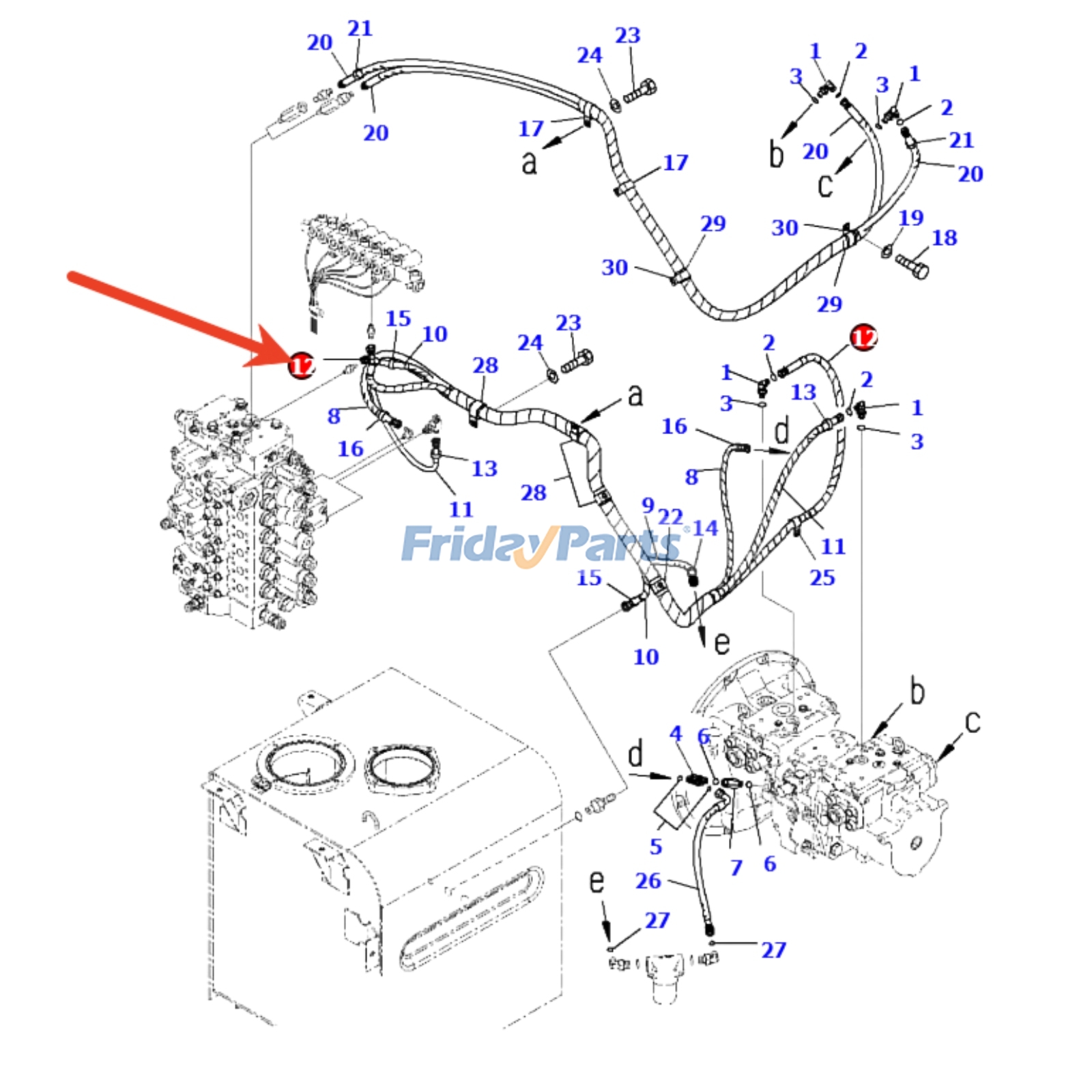 Hydraulic Hose for Excavator
