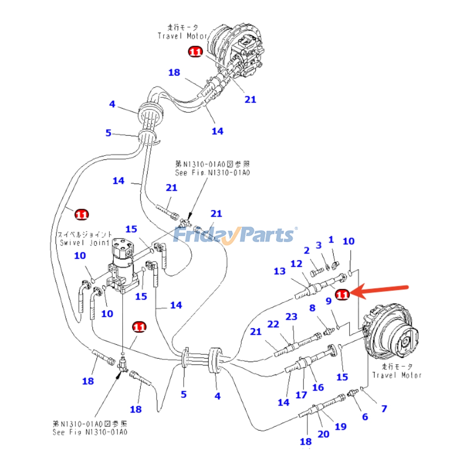 Hydraulic Hose for Excavator