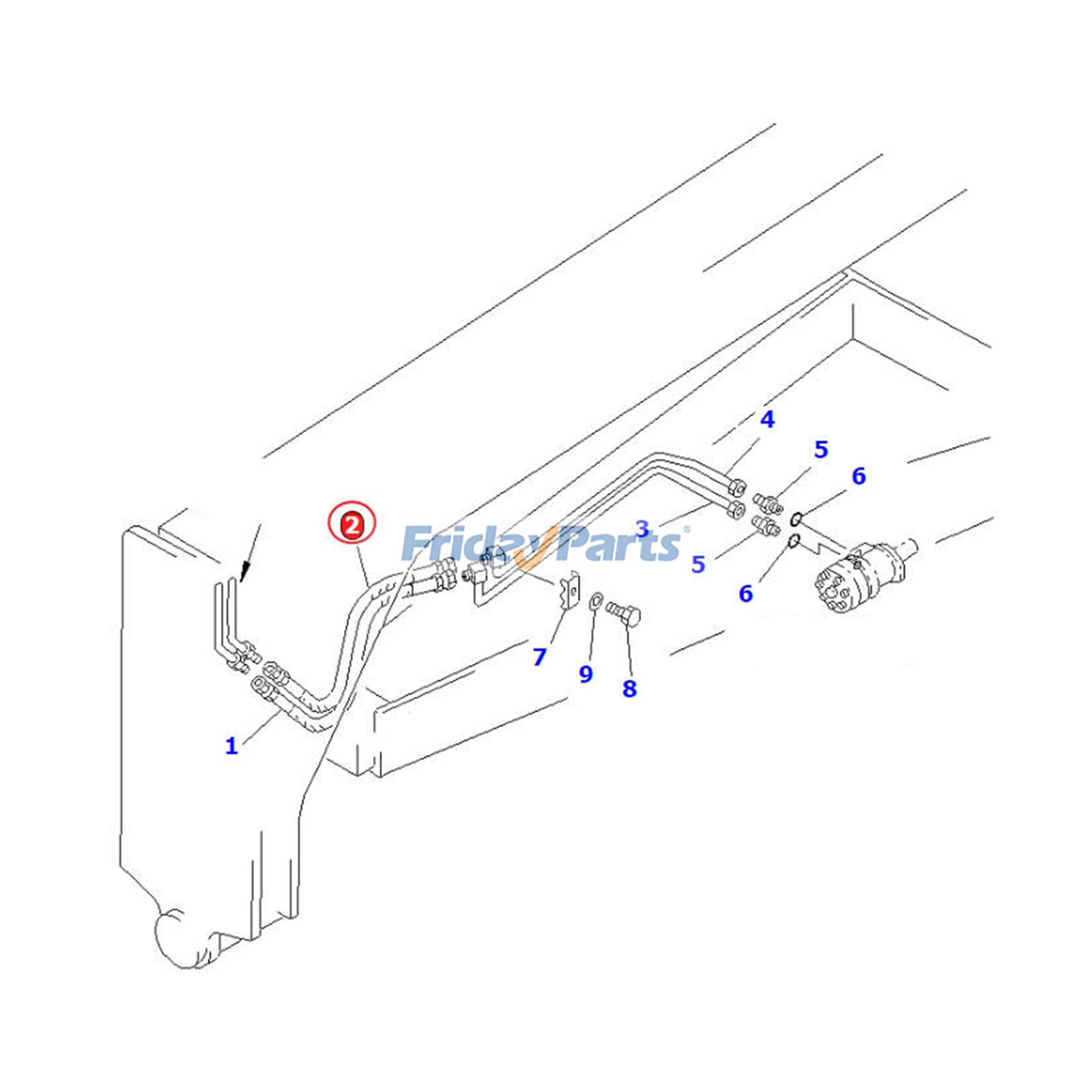 Hydraulic Hose for Crane,Dozer,Excavator,Loader,Motor Grader,Off-Road Truck