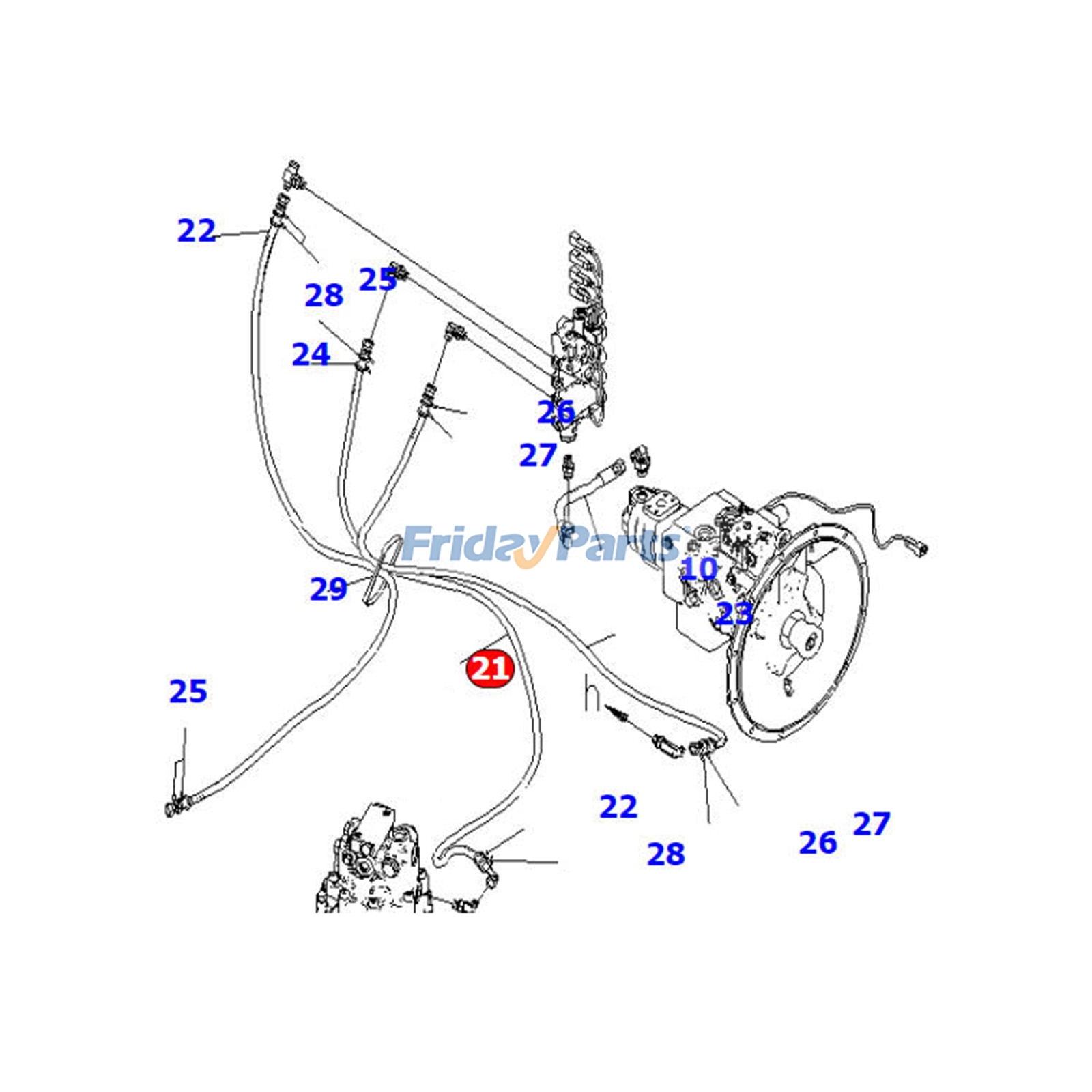 Hydraulic Hose for Excavator