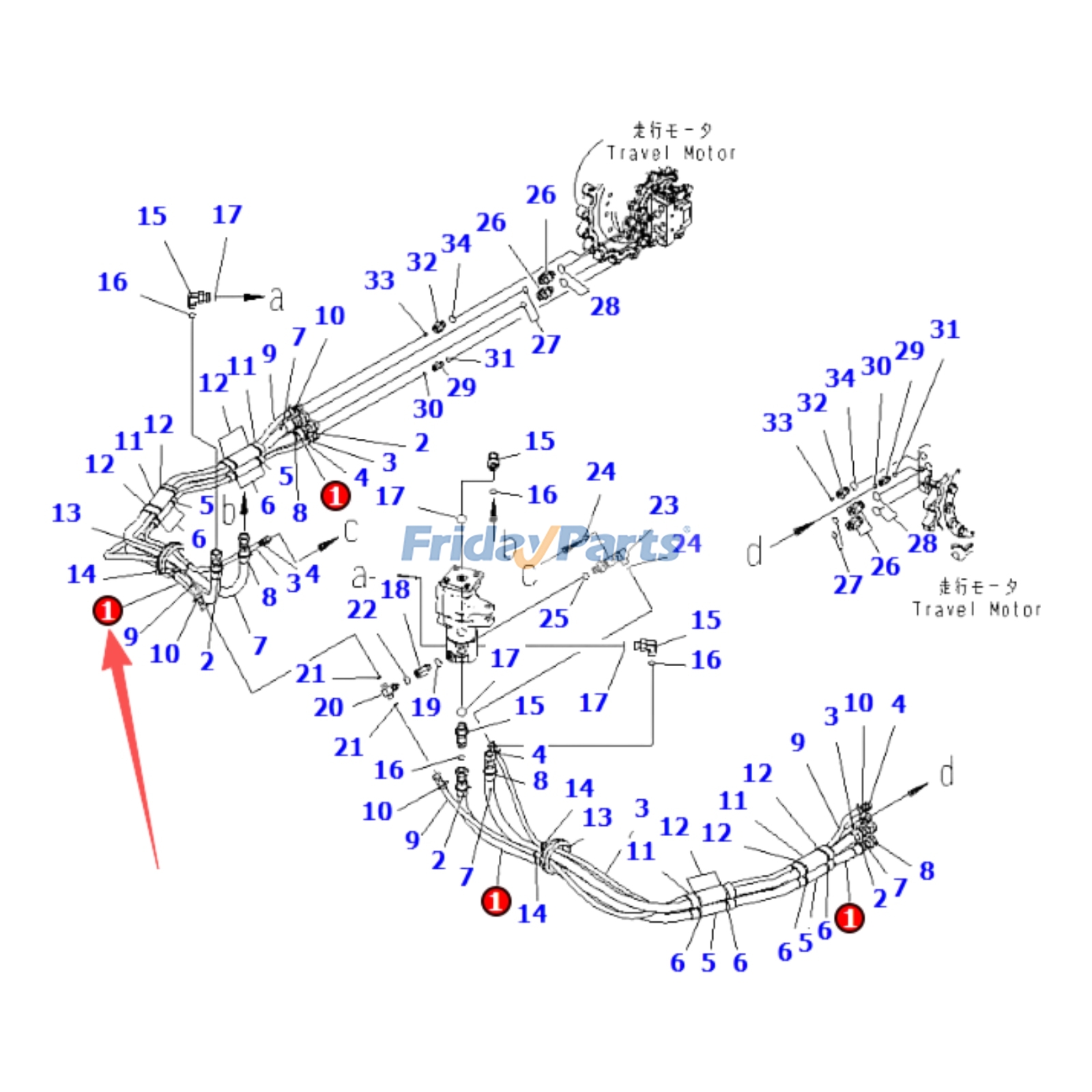 Hydraulic Hose for Excavator