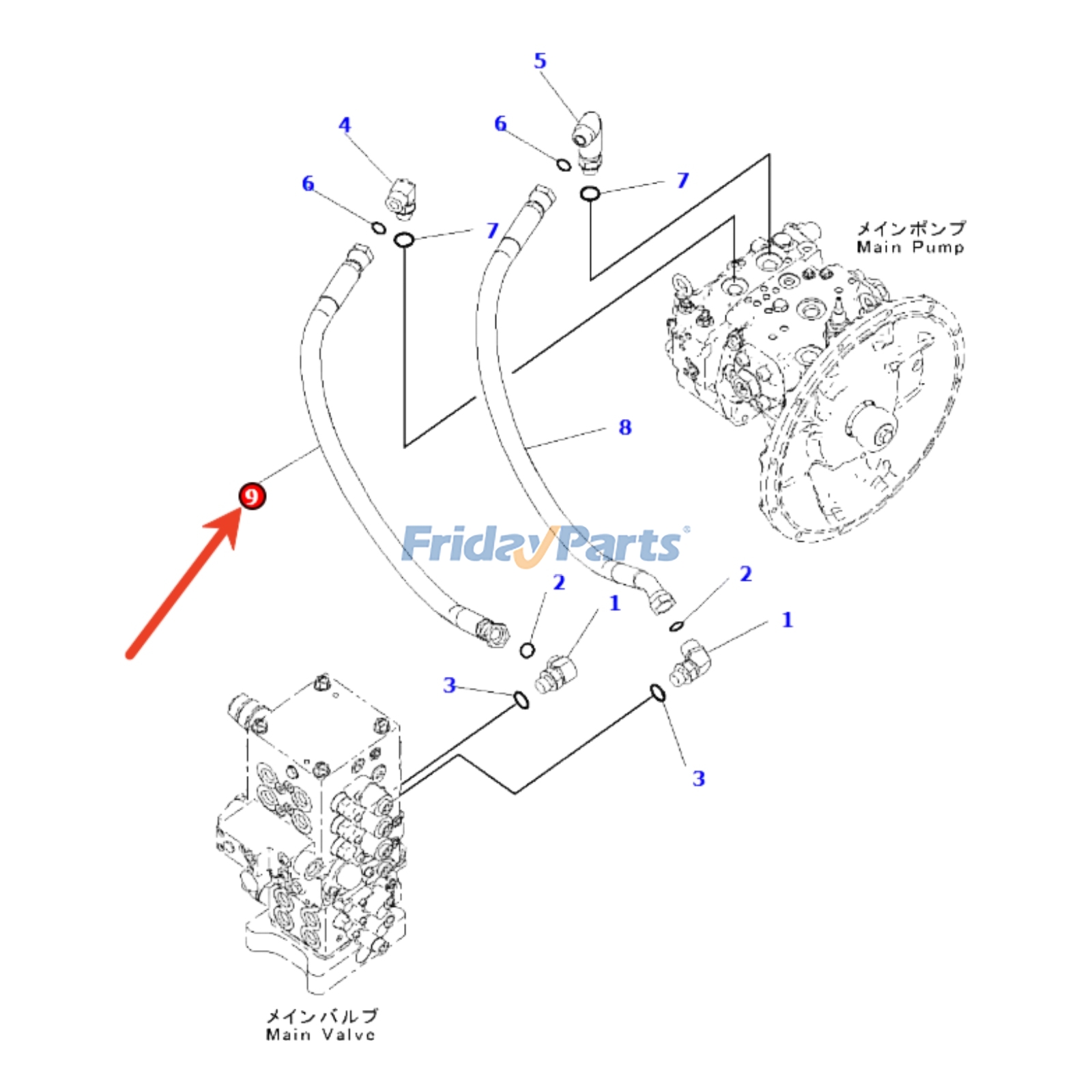 Hydraulic Hose  for Excavator