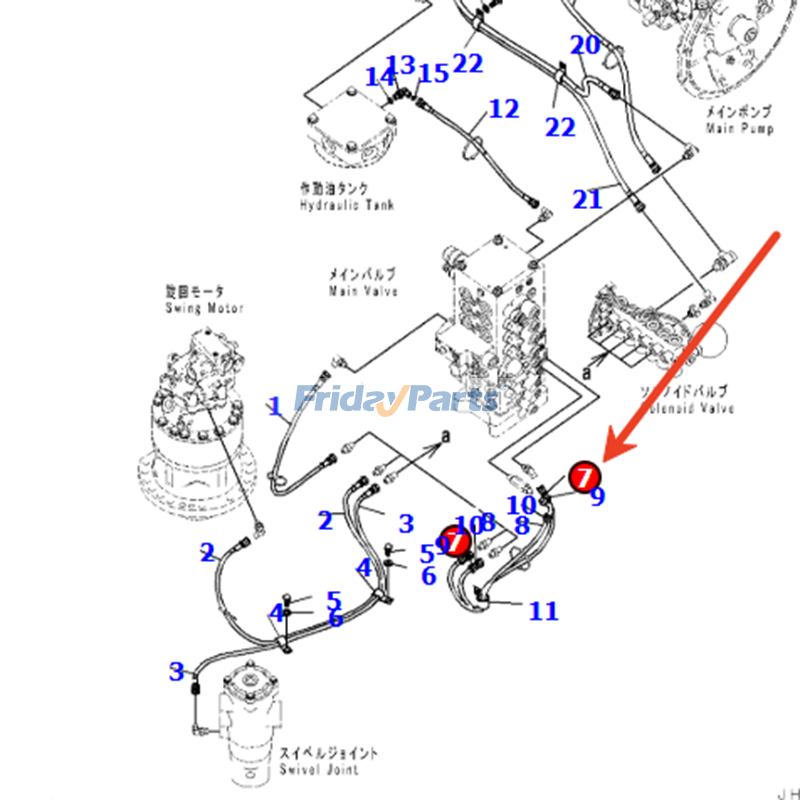 Hydraulic Hose for Excavator