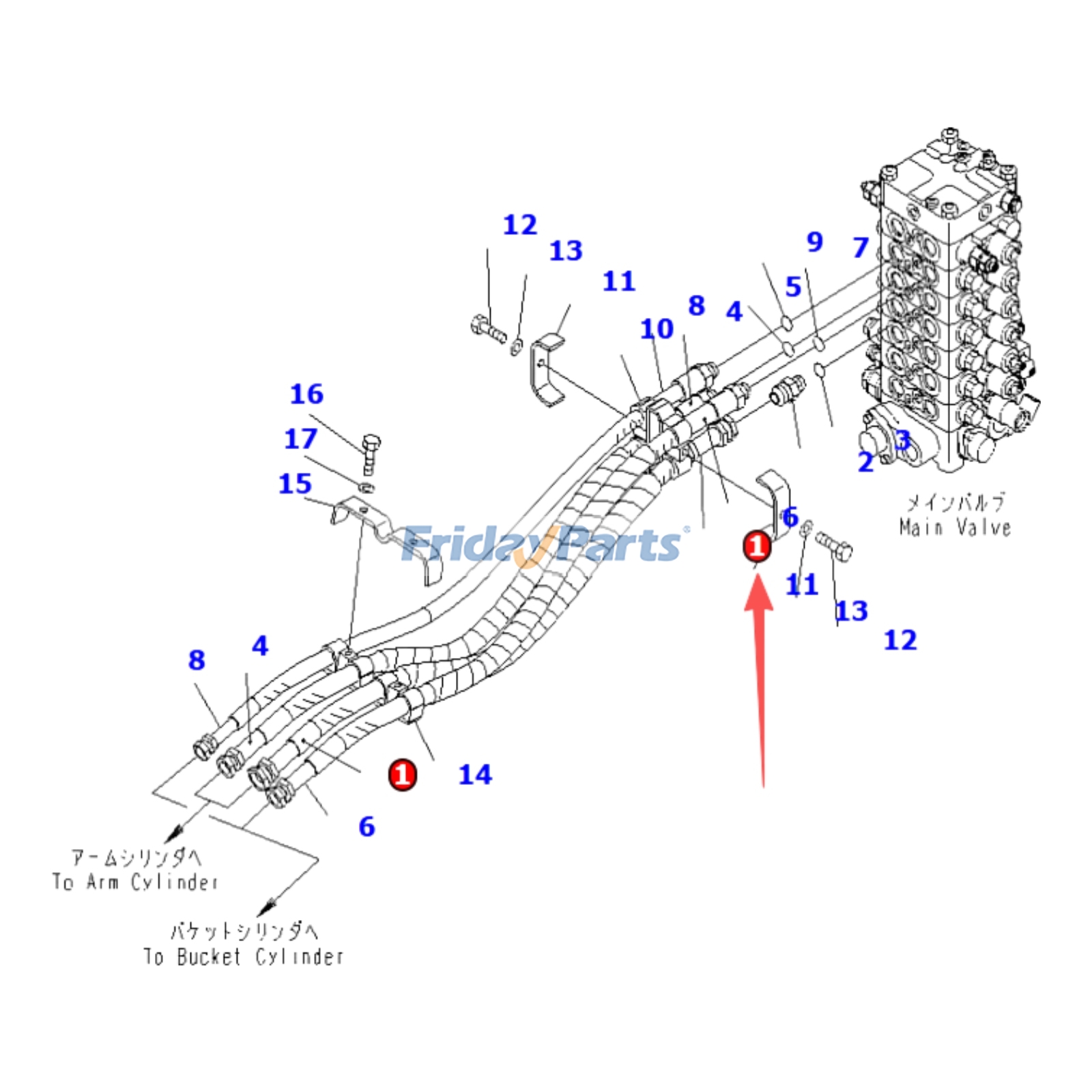 Hydraulic Hose  for Excavator
