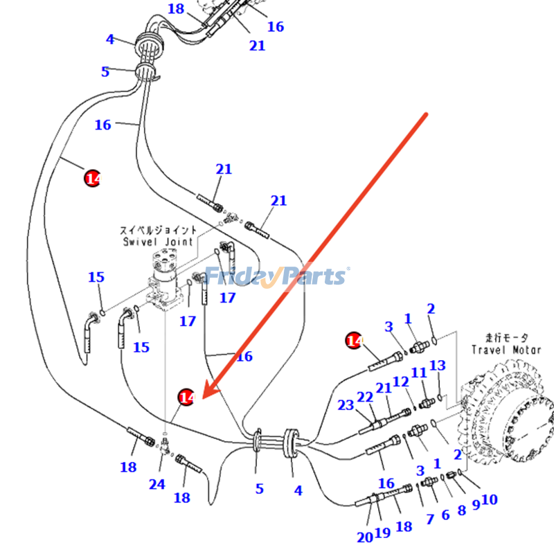 Hydraulic Hose for Excavator