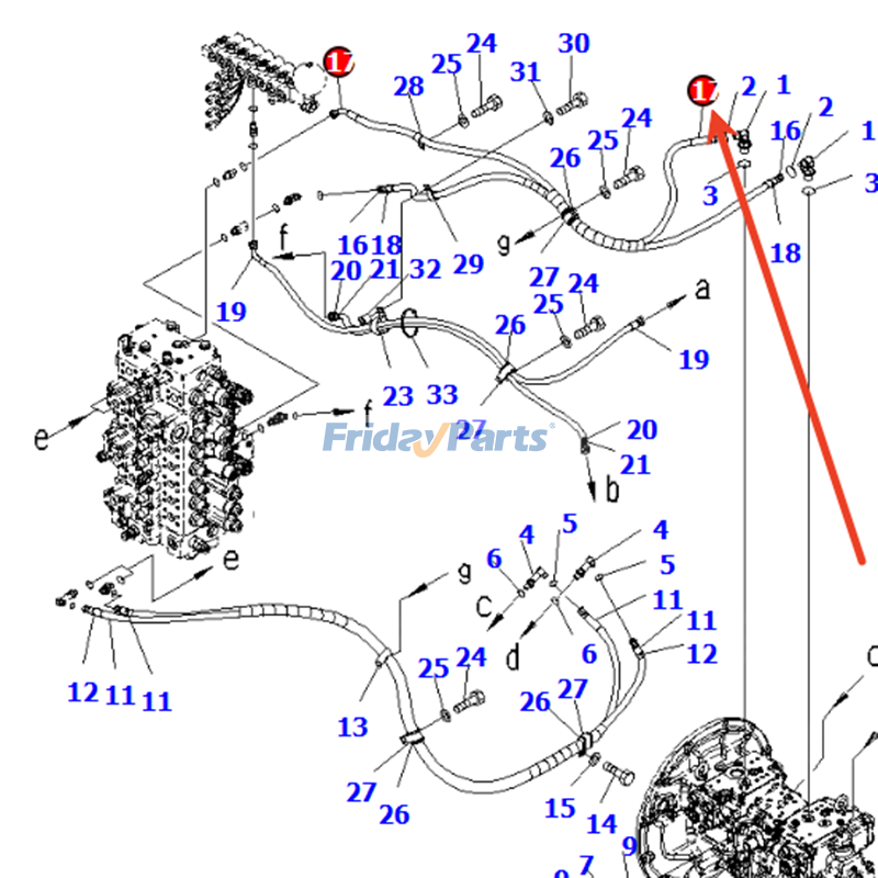 Hydraulic Hose for Excavator