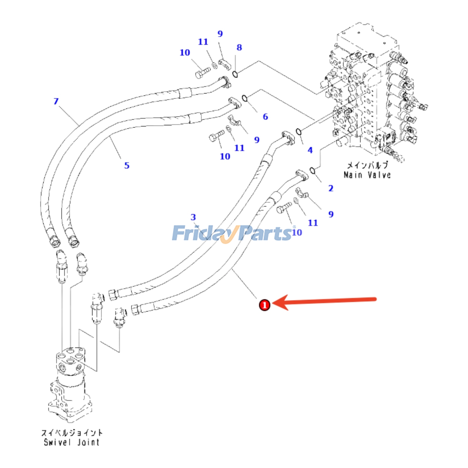 Hydraulic Hose for Excavator
