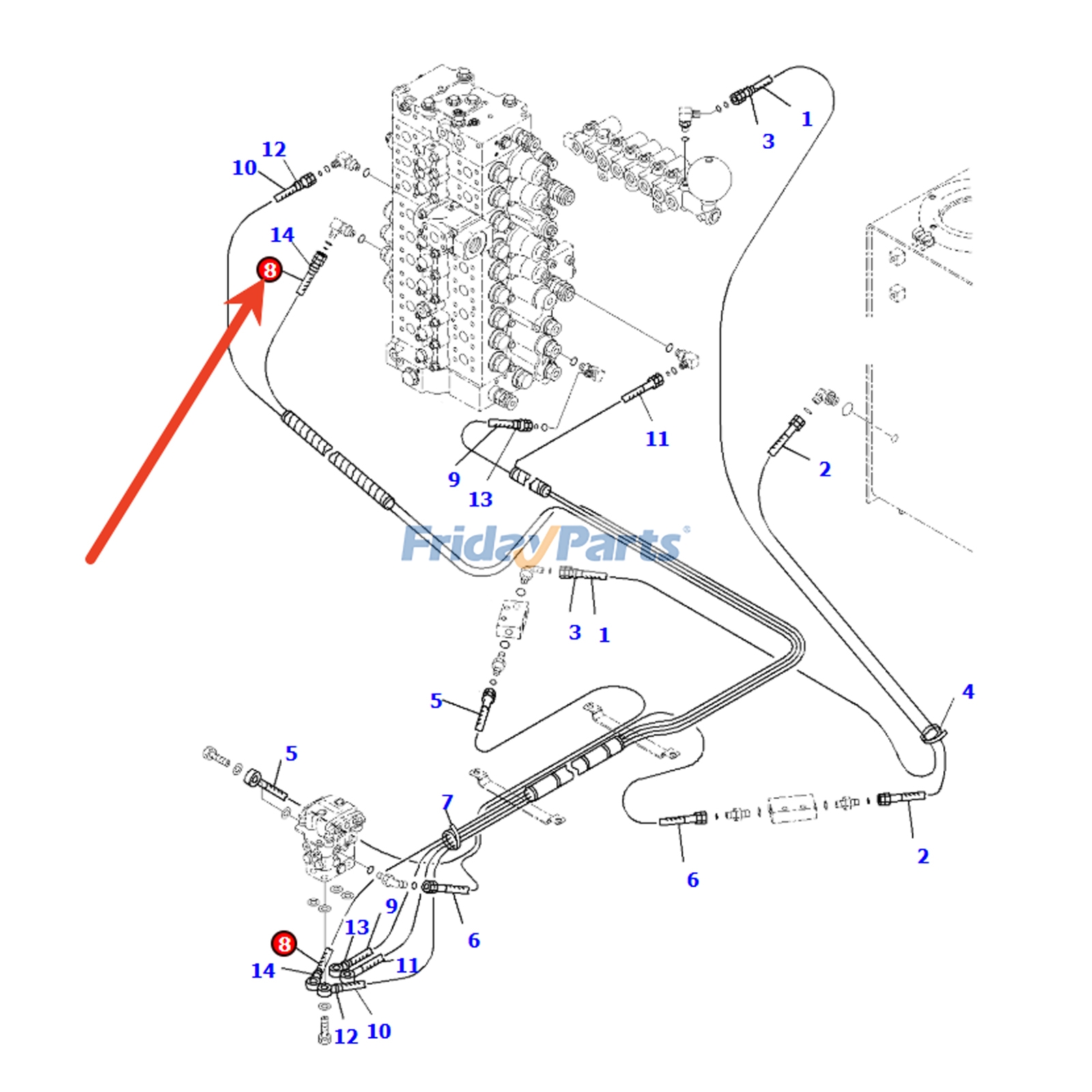 Hydraulic Hose for Excavator