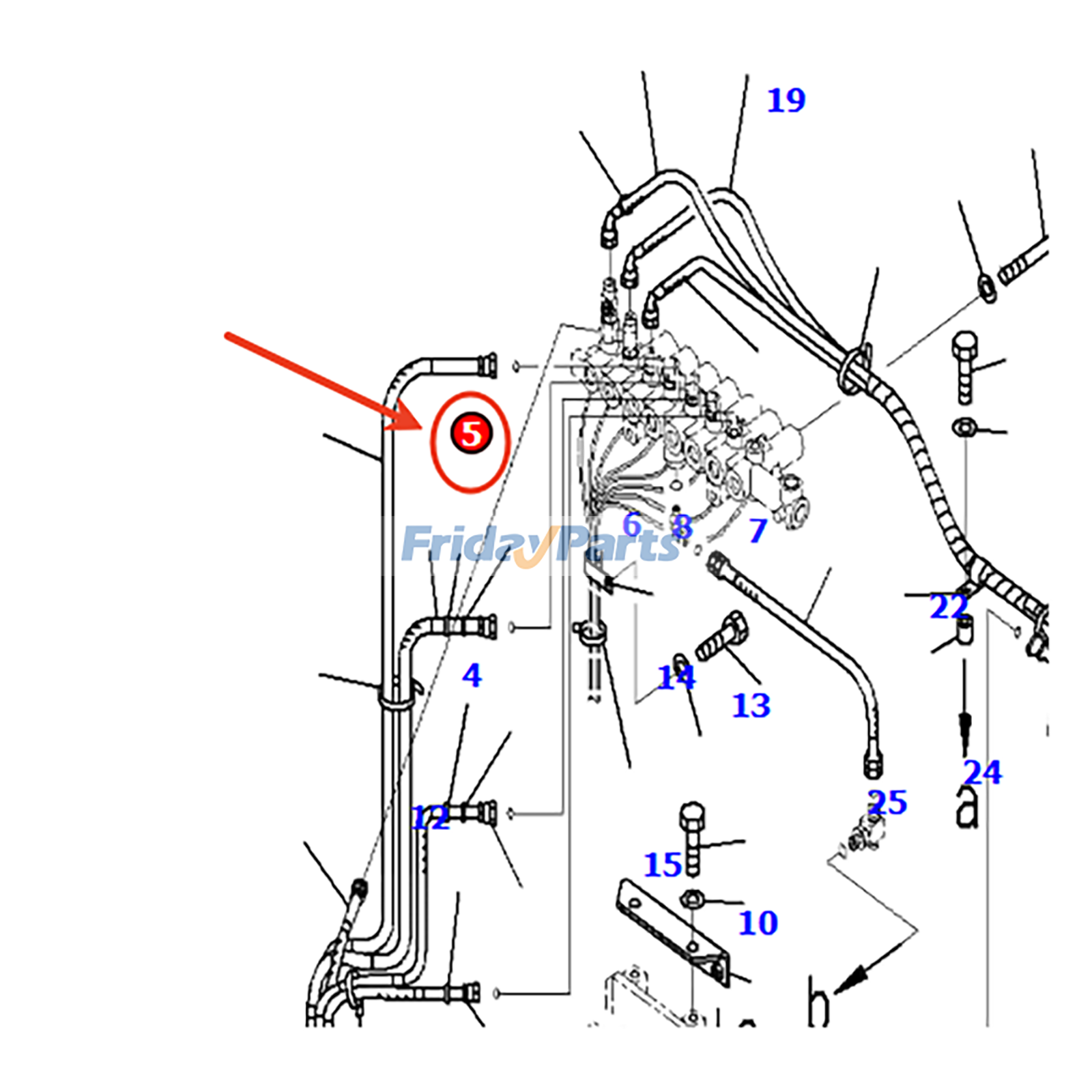 Hydraulic Hose for Excavator