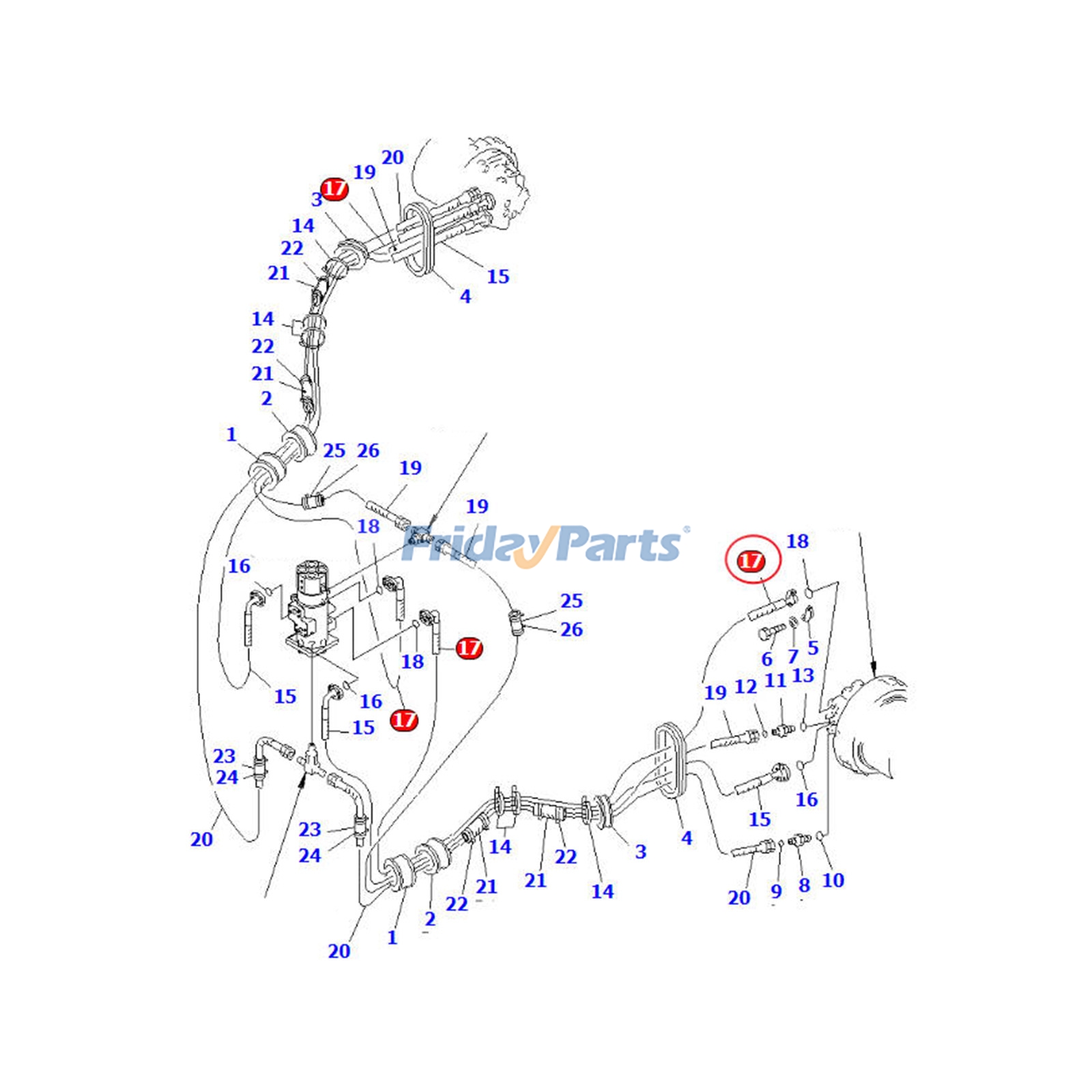 Hydraulic Hose for Excavator