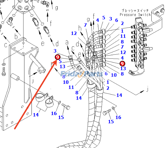 Hydraulic Hose for Excavator