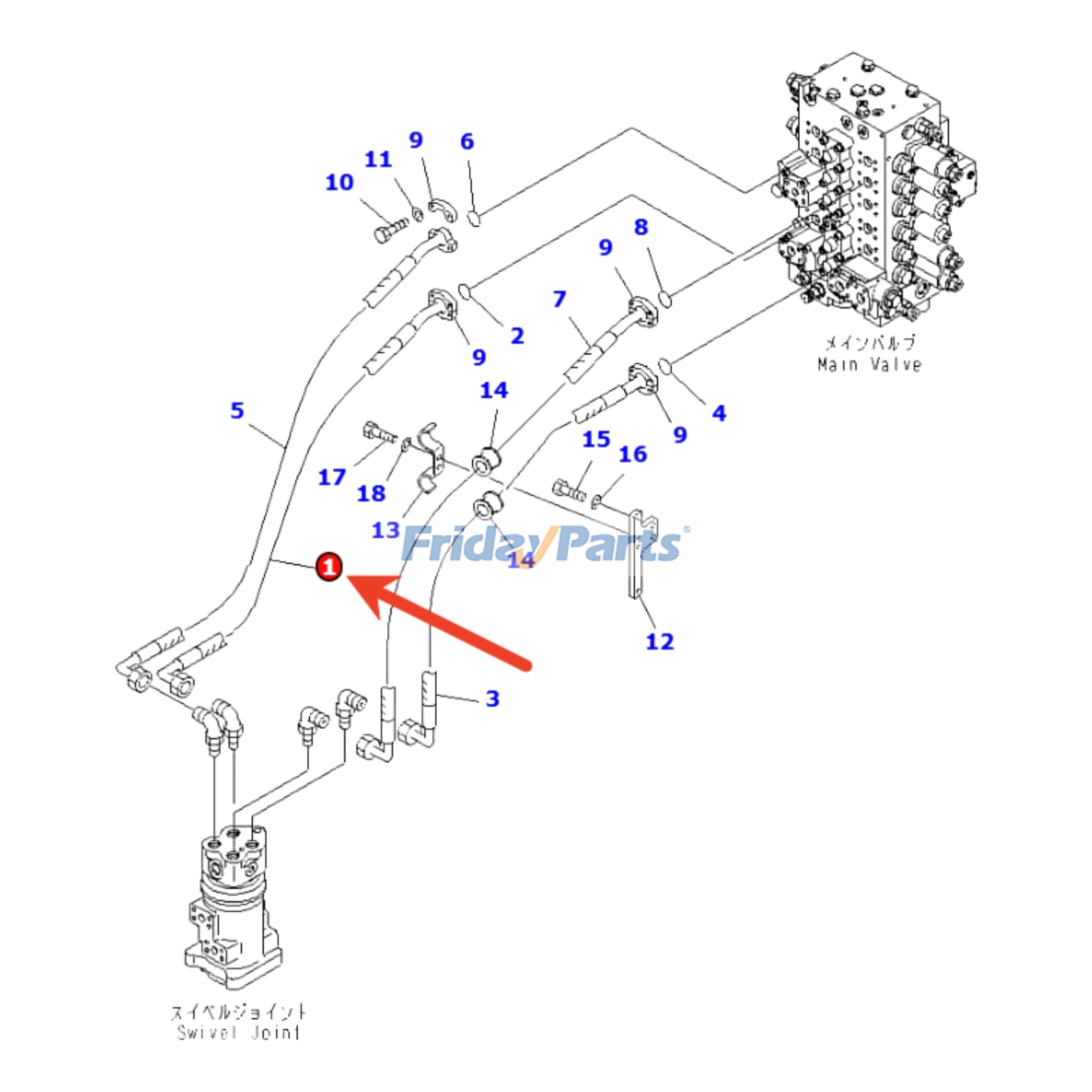 Hydraulic Hose for Excavator
