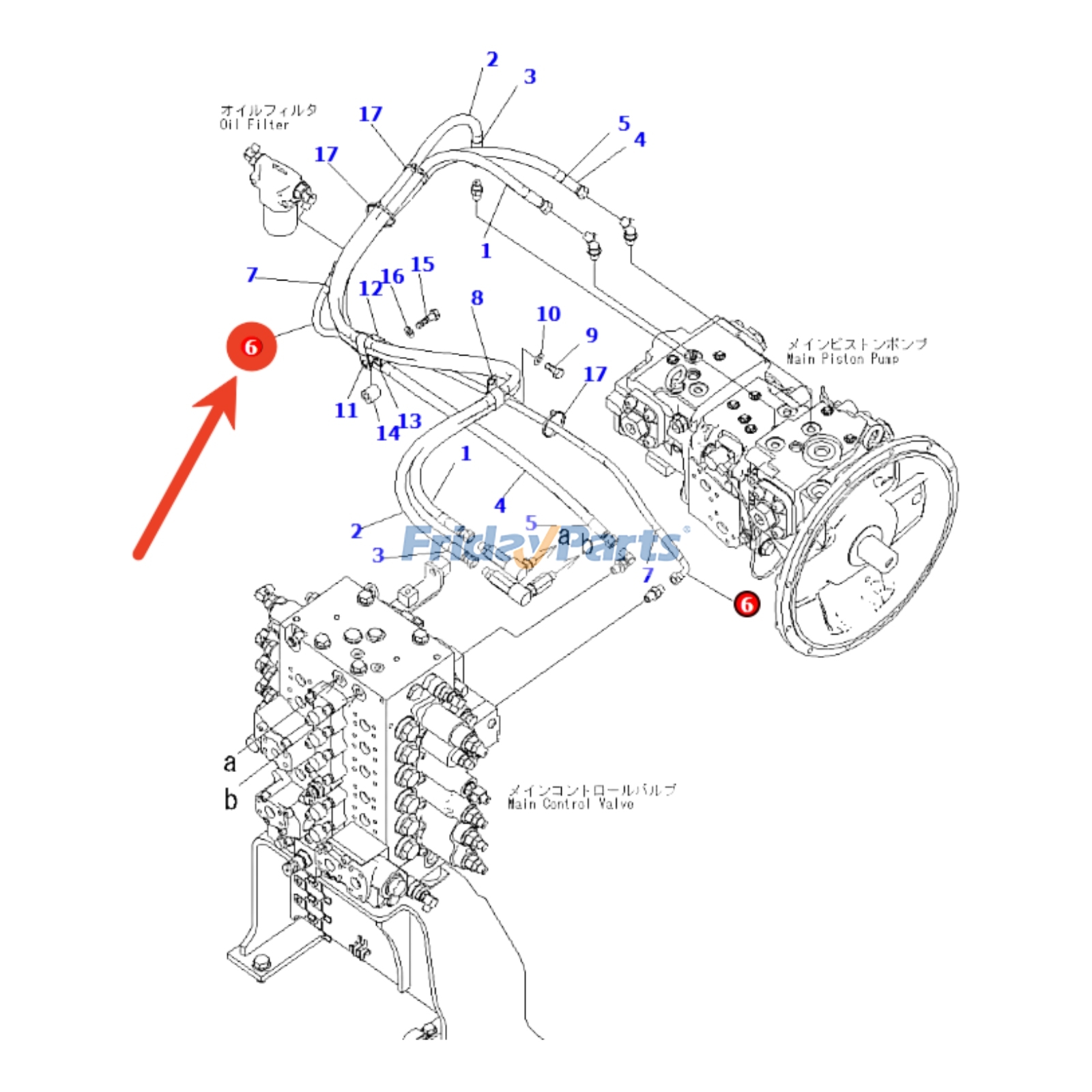 Hydraulic Hose for Excavator