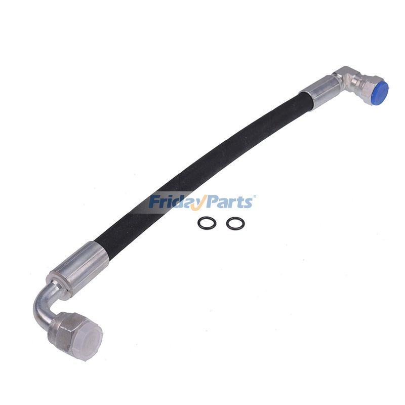 4-Pack AW29374 Hydraulic Hose Kit – Compatible With John Deere Front Loaders (120E, 200X, 300X, D120, H130, 400X, 410, 430, 460, 512 & More), 5800 PSI, 90° Elbow