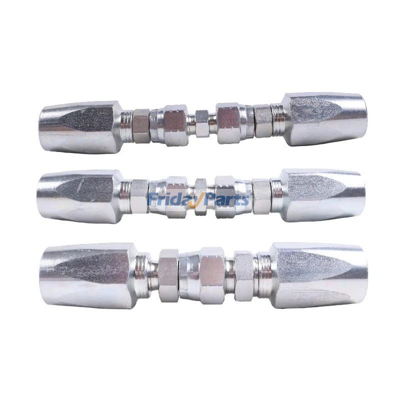 Hydraulic Hose Repair Kit 1/4 3/8 1/2 ID 2Wire Hose Reusable Field