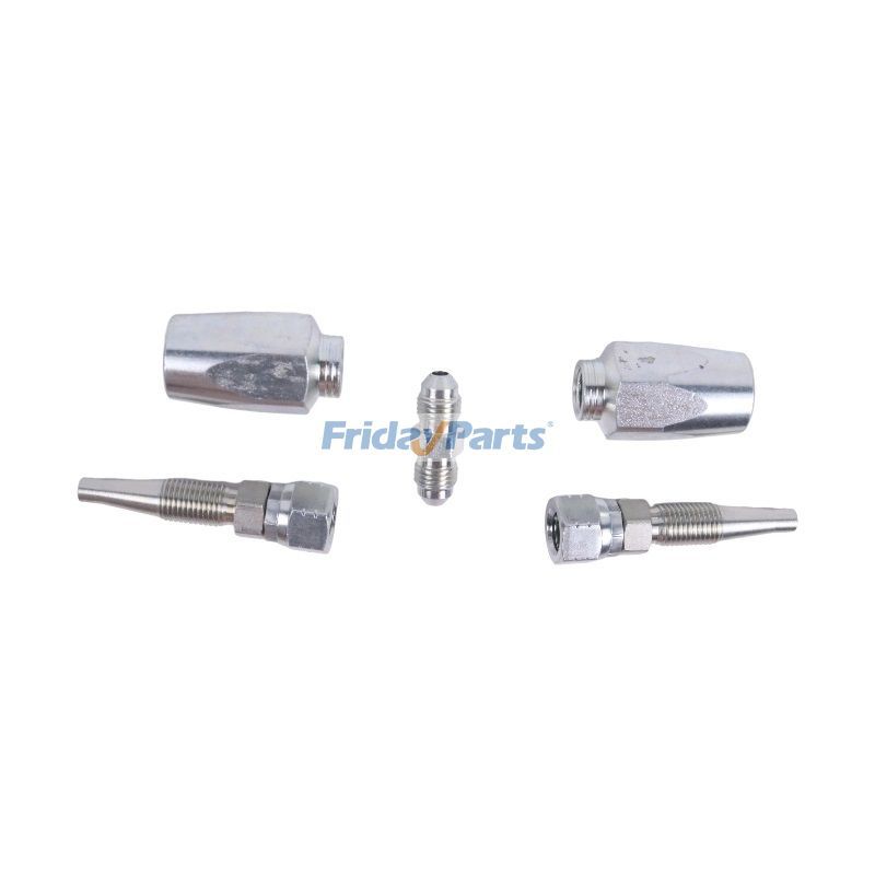 Hydraulikschlauch-Reparatursatz, 1/4 3/8 1/2 ID, 2-adriger Schlauch, wiederverwendbare Feldreparaturarmaturbei FridayParts kaufen