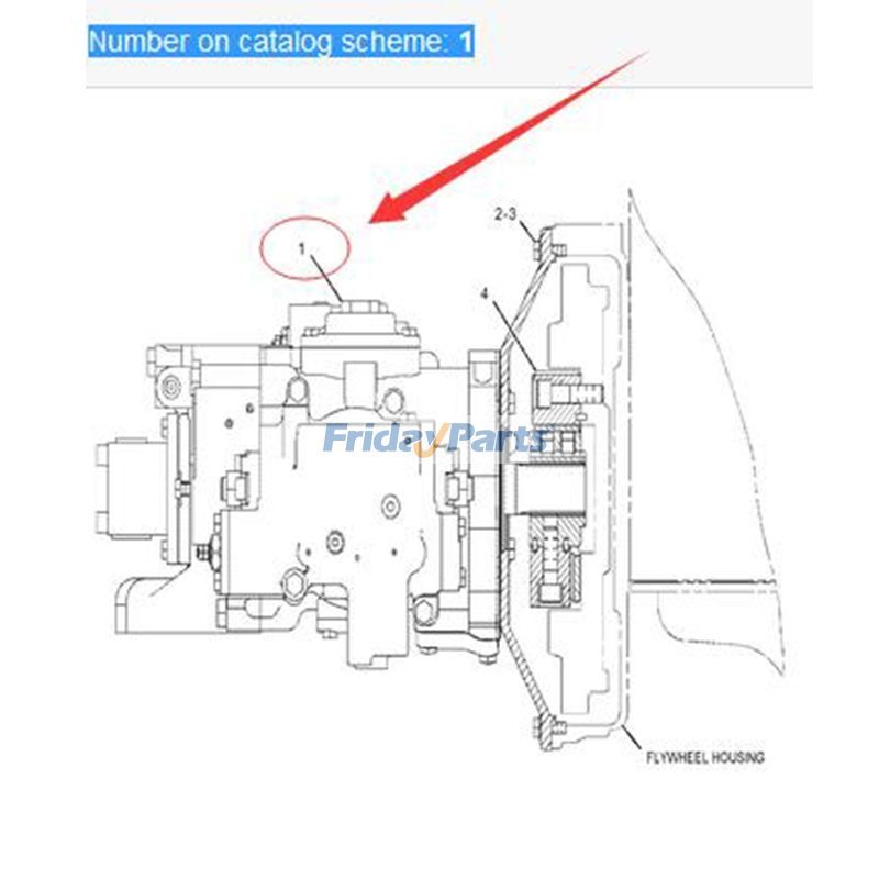  Hydraulic Main Pumperpillar CAT C6.4 3066 For CAT