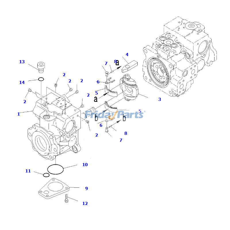 Hydraulic Main Pump for Dozer