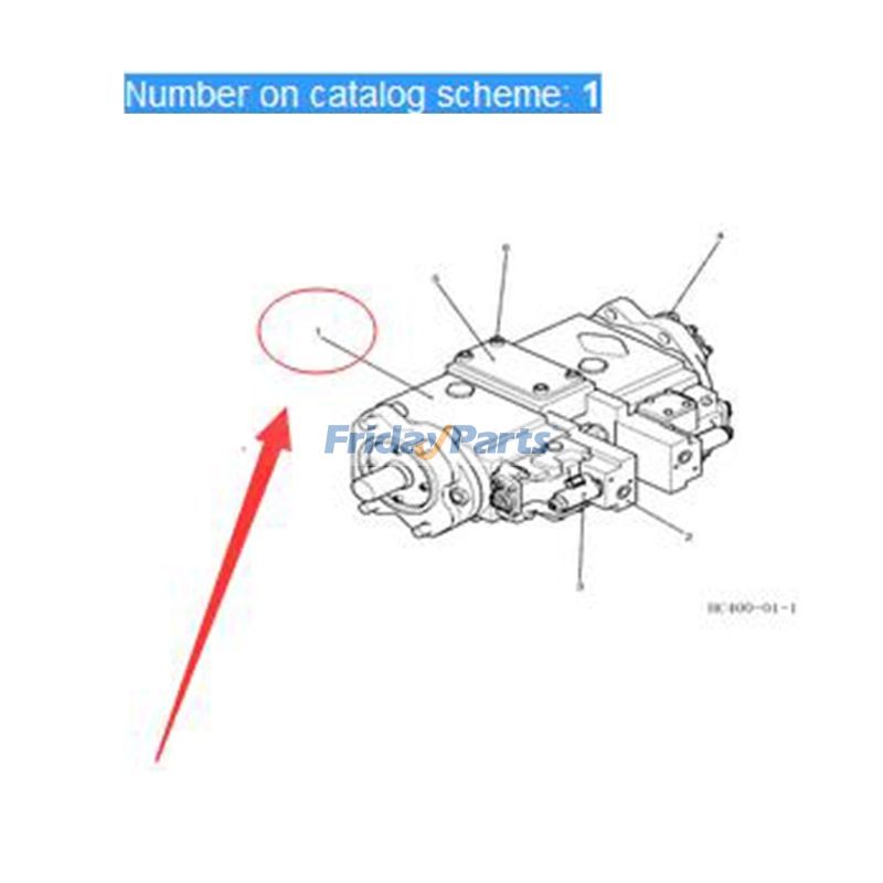 FridayParts Hydraulic Main Pump K5V140DTP