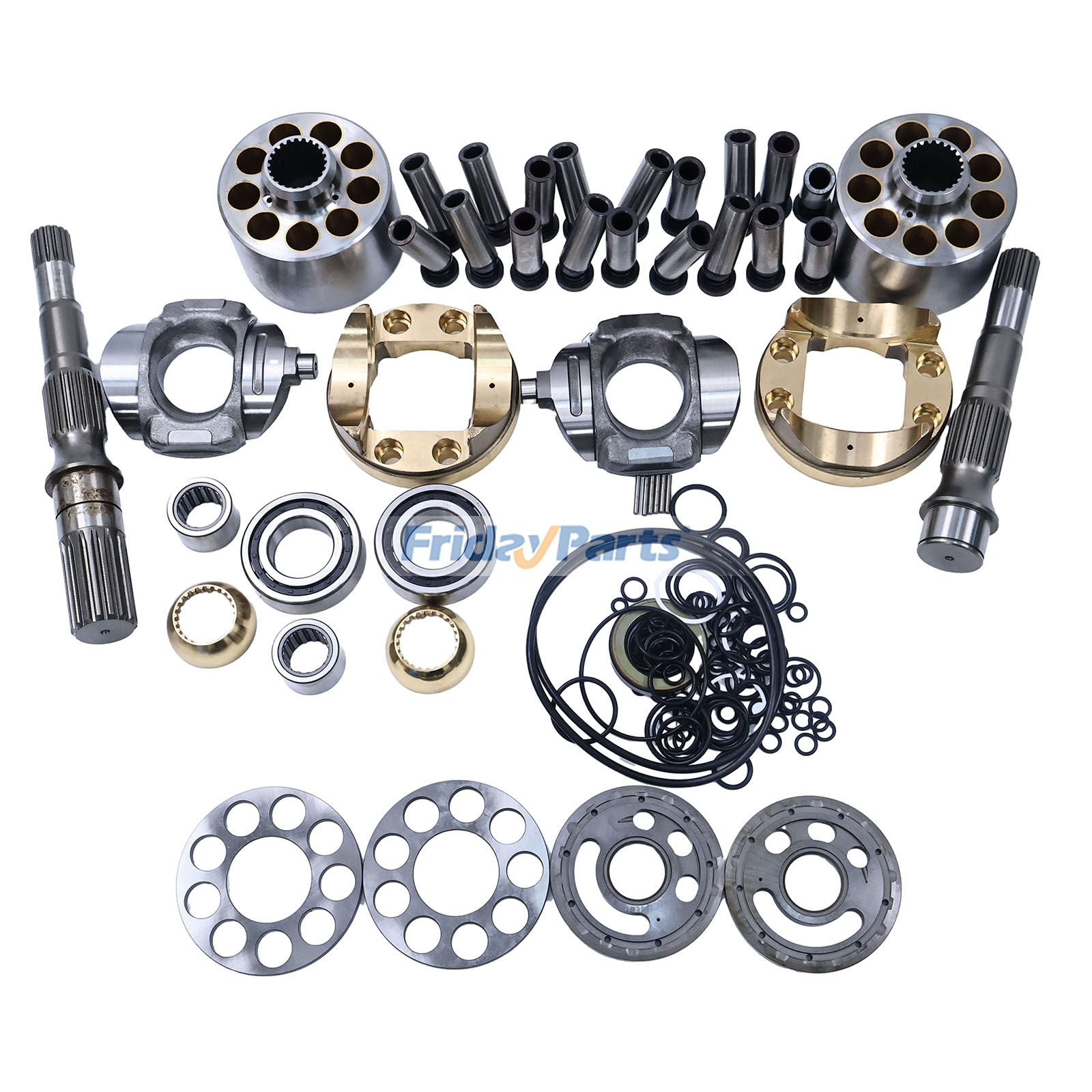 Kit de reparación de bomba hidráulica principal 708-2L-00421 708-2L-00423 para excavadora Komatsu PC220LC-6 PC230-6 PC240-6K PC250-6 de FridayParts