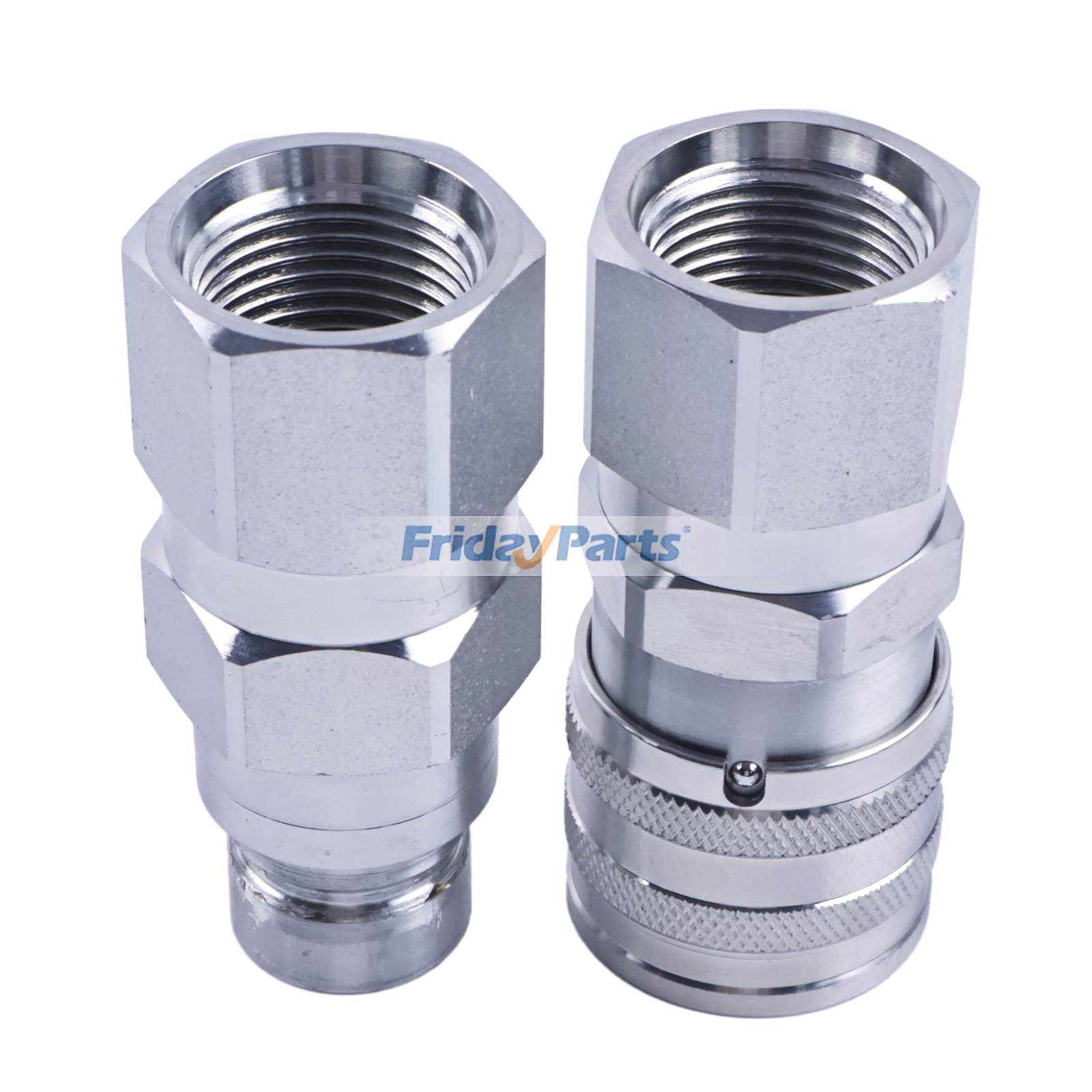 Hydraulic Male & Female Flat Face Coupler Kit for Engine,Excavator,Loader