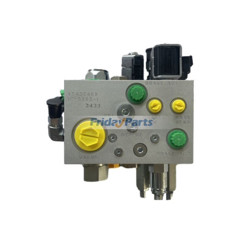 John Deere ホイールローダー WL56 用油圧マニホールド制御バルブ AT437489