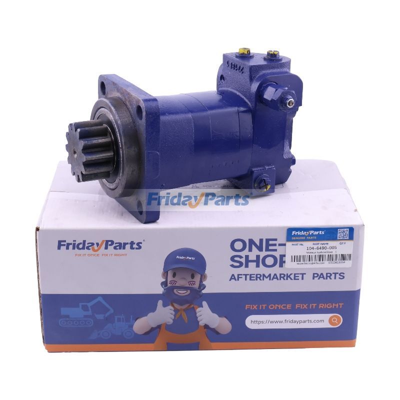 Hydraulic Motor 104-6490-005 for Kubota Excavator KX15 KX17 U-15 U-17 KX36-2 KX41-3