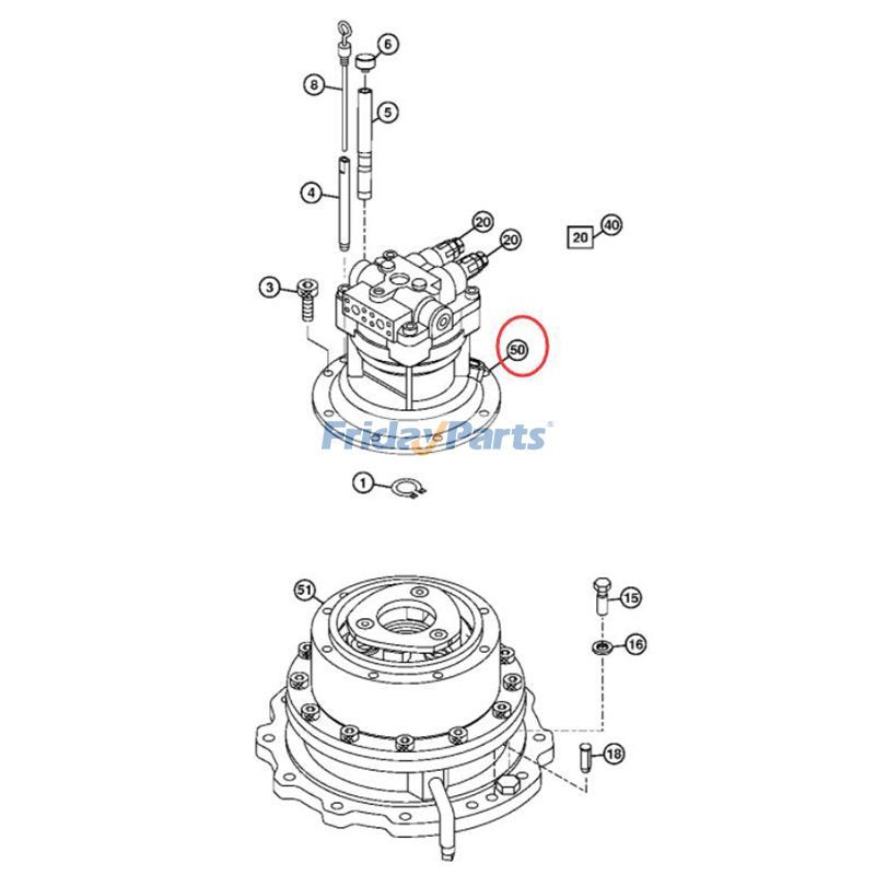 Hydraulic Motor for Excavator