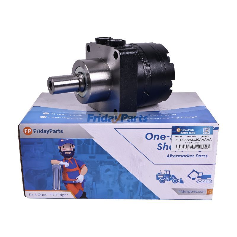 Aftermarket White 500 Series 501300W3120AAAAA Hydraulic Motor for Lader Excavator Tractor