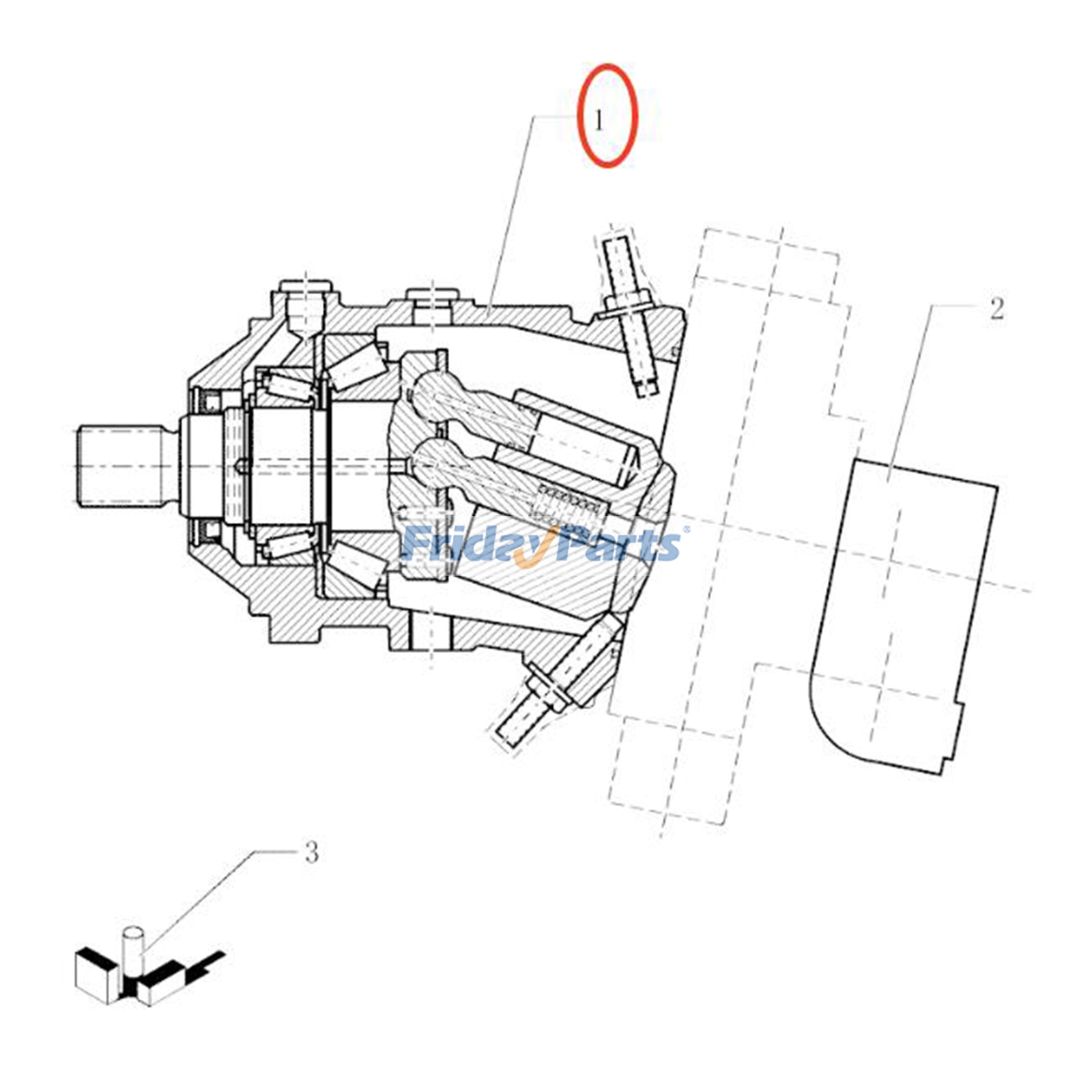 Hydraulic Motor for Excavator