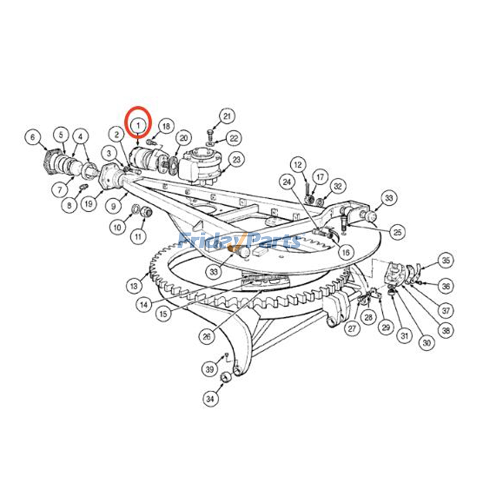 Hydraulic Motor for Motor Grader