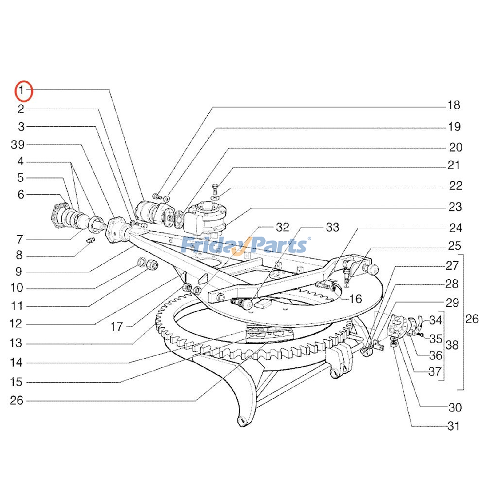 Hydraulic Motor for Motor Grader