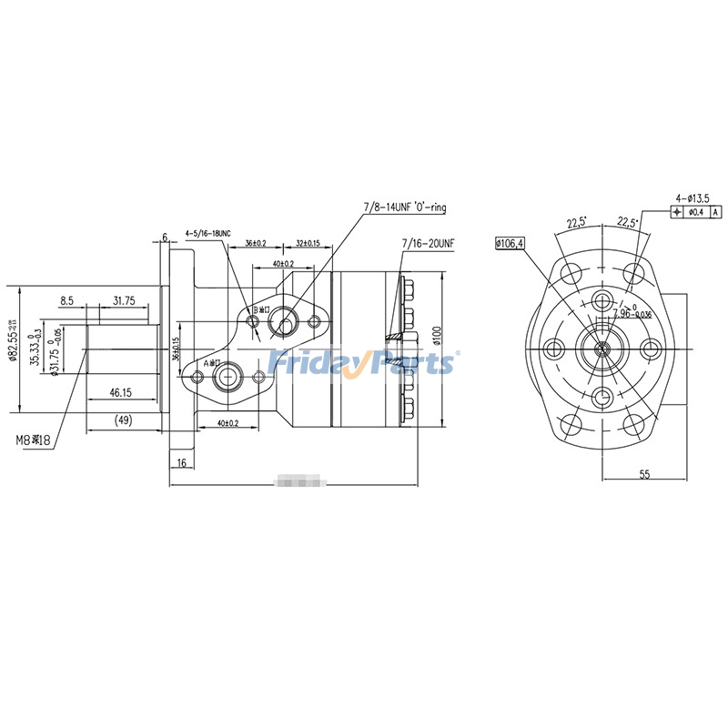 Hydraulic Motor in Stock in China