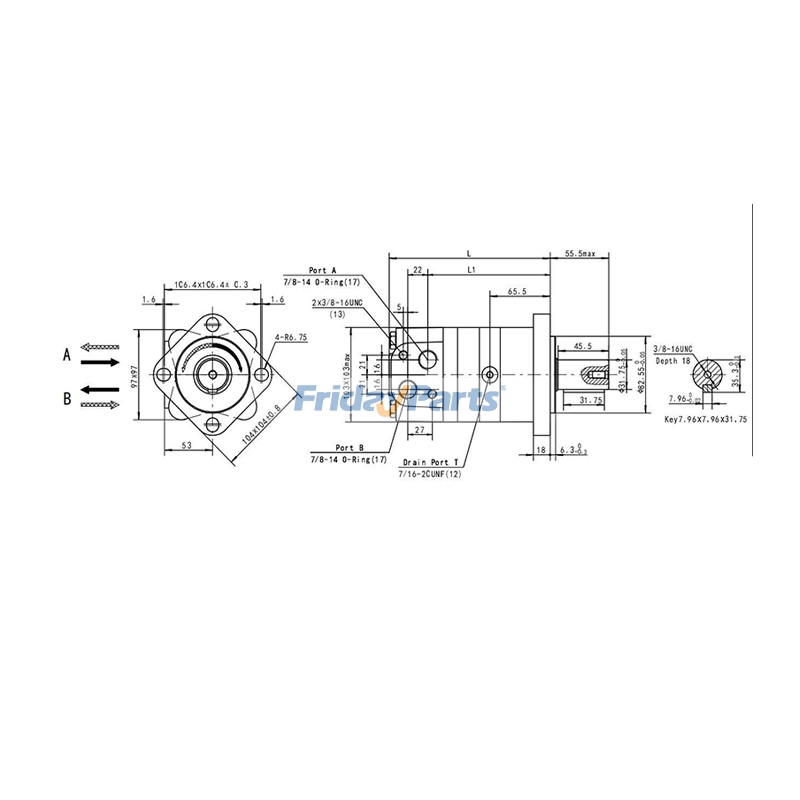 Moteur hydrauliquepour Autres Équipements Agricoles