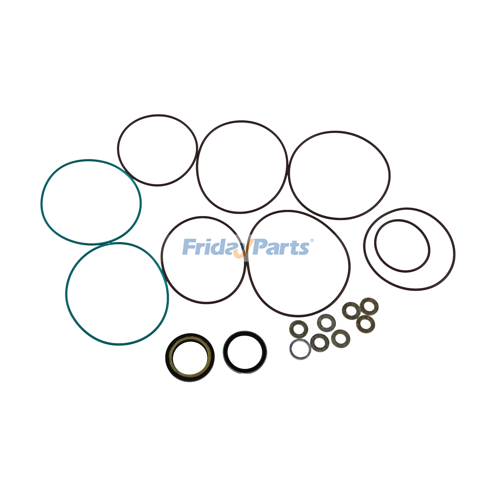 Kit de sellos de motor hidráulico de repuesto para Danfoss 151-1166 Para Danfoss