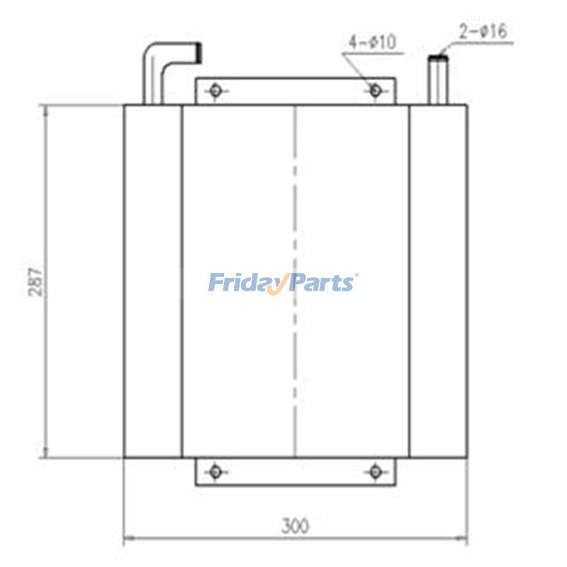 Refroidisseur d'huile hydraulique Caterpillar CAT de FridayParts