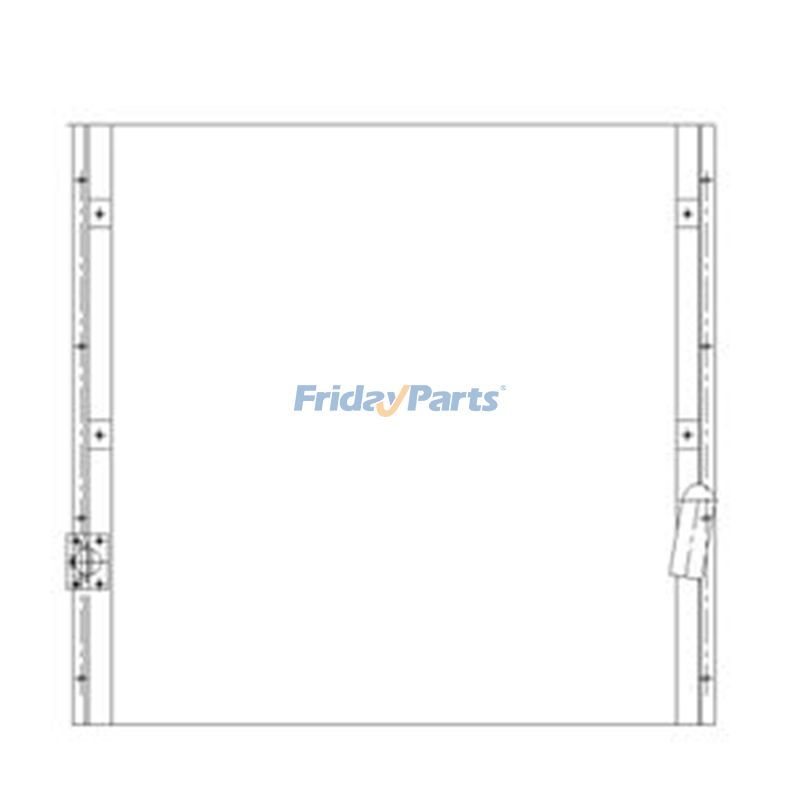 Refroidisseur d'huile hydraulique CATpour Pelle