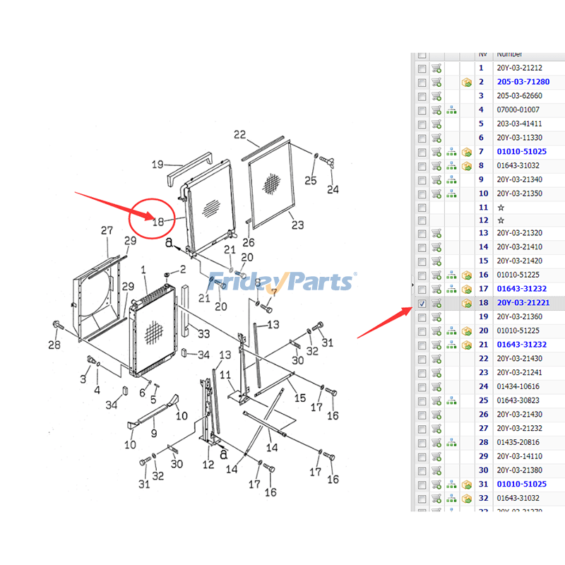 Achetez Refroidisseur d'huile hydraulique chez FridayParts
