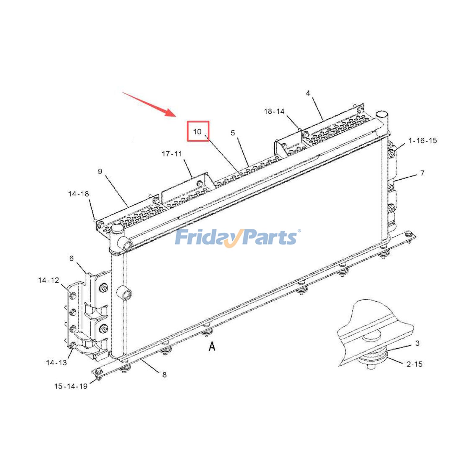 Hydraulic Oil Cooler for Engine,Tractor