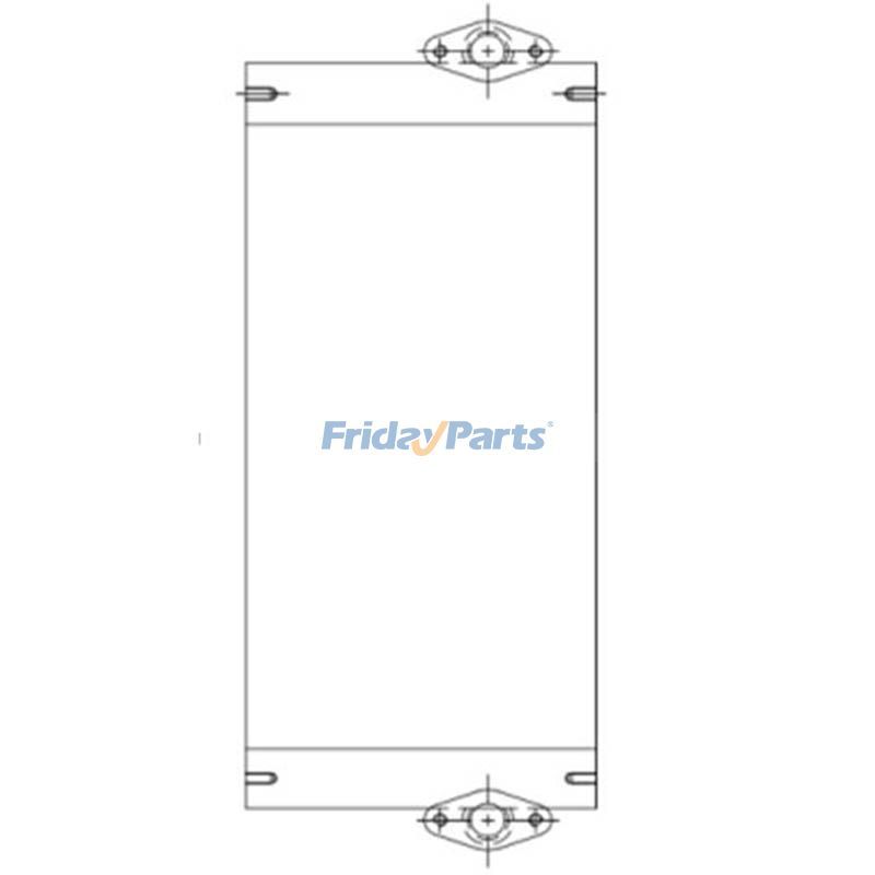Refroidisseur d'huile hydraulique 22P-03-11131 pour excavatrice Komatsu PW98MR-8 PC88MR-8 PC78US-8 PC70-8