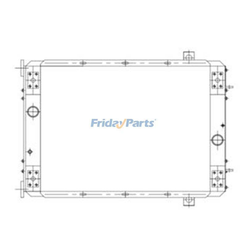 Hydraulikölkühler 30/926069 für JCB 411