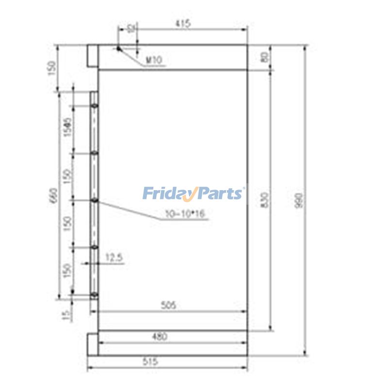  Hydraulic Oil Cooler For JCB