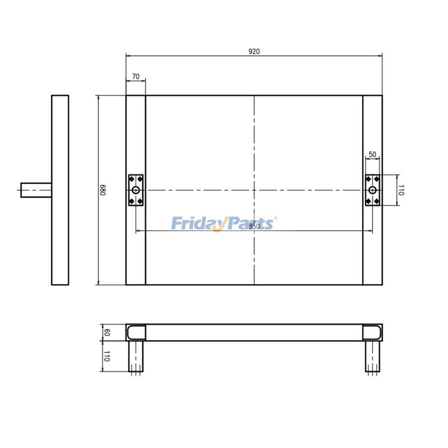 Excavator,Loader Hydraulic Oil Cooler Assy