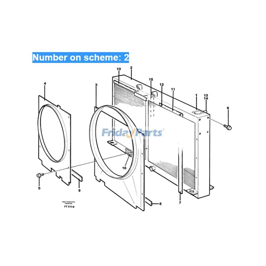 Hydraulic Oil Cooler Assy for Excavator,Loader