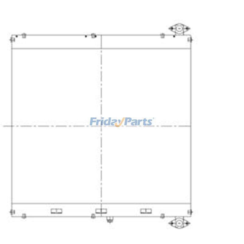 Hydraulikölkühler für Doosan-Bagger DX500