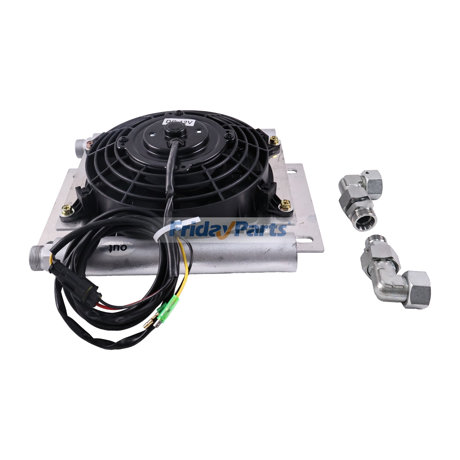 Excavator Hydraulic Oil Cooler Radiator Fan